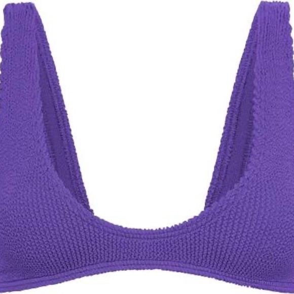 NWT Bond-Eye Women's Bikini 2 PC Set Scout Top Stretchy Purple Swimsuit ONE SIZE - Picture 9 of 9